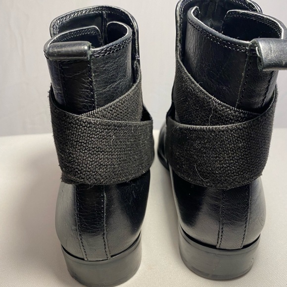 Ralph Lauren Black Leather Kaliyah Chelsea Slip On Ankle Boot 7 VG Condition - Picture 3 of 7